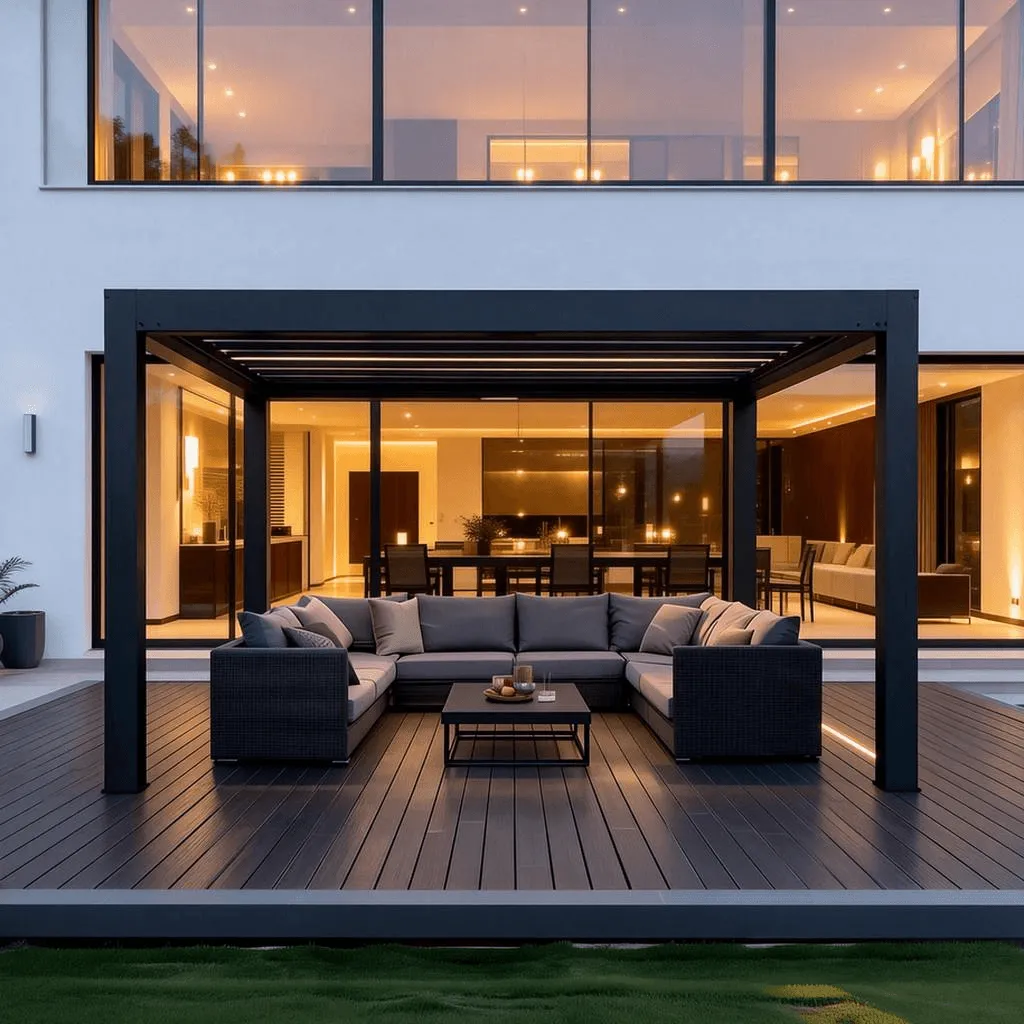 Retractable Louvered