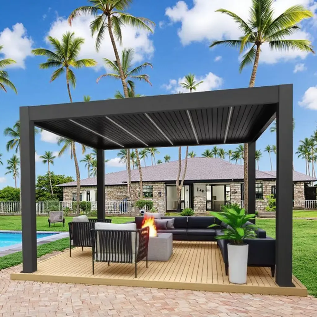 resort poolside pergola project in Phuket Thailand